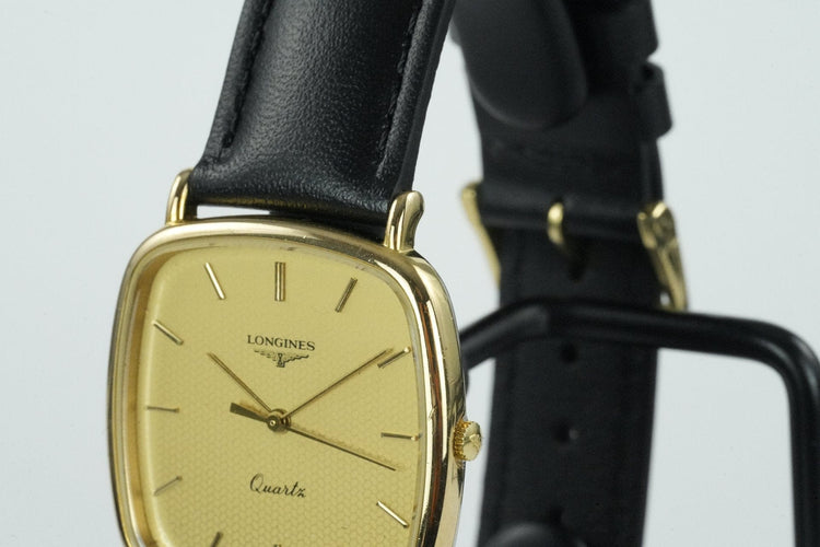 Montre Longines TV - Montre quartz plaqué or 58 Facettes TOT-01908
