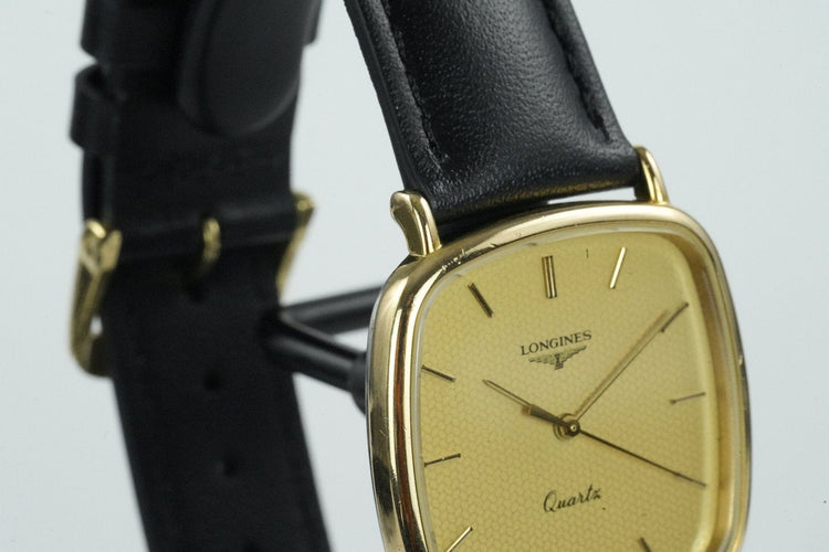 Montre Longines TV - Montre quartz plaqué or 58 Facettes TOT-01908