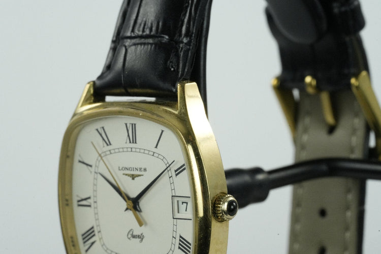Longines Quartz - Montre unisexe plaquée or 58 Facettes TOT-01926