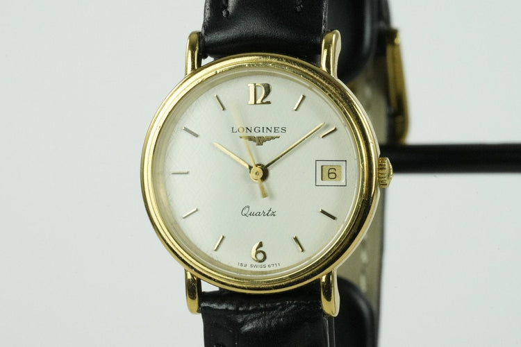 Longines - Montre Quartz plaquée or 58 Facettes TOT-01934