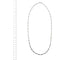 Collier Collier maille Figaro (grumette 3+1) en or blanc 18 ct 58 Facettes 33207