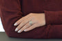 Bague 53.5 Bague Art déco en platine avec diamant 3,11 ct 58 Facettes 27109-27775