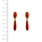 Boucles d'oreilles Boucles d’oreilles en or jaune 18 ct avec corail rouge 58 Facettes 39773