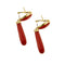 Boucles d'oreilles Boucles d’oreilles en or jaune 18 ct avec corail rouge 58 Facettes 39773