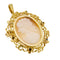 Pendentif Pendentif-broche camée ovale en or jaune 18 ct 58 Facettes 34668