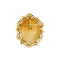 Pendentif Pendentif-broche camée ovale en or jaune 18 ct 58 Facettes 34668
