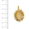 Pendentif Pendentif-broche camée ovale en or jaune 18 ct 58 Facettes 34668