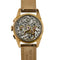 Montre Longines - Montre chronographe vintage en or rose 18 ct 58 Facettes 38045
