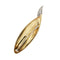 Broche Pomellato - Broche feuille en or jaune et or blanc avec diamants 58 Facettes 26829
