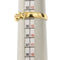 Bague 54 Bague rivière en or jaune 18 ct avec diamants 0,16 ct 58 Facettes 23130