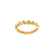 Bague 54 Bague rivière en or jaune 18 ct avec diamants 0,16 ct 58 Facettes 23130