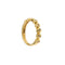 Bague 54 Bague rivière en or jaune 18 ct avec diamants 0,16 ct 58 Facettes 23130