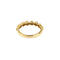 Bague 54 Bague rivière en or jaune 18 ct avec diamants 0,16 ct 58 Facettes 23130