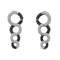 Boucles d'oreilles Boucles d’oreilles pendantes en or blanc 18 kt avec diamants 58 Facettes 25641