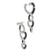Boucles d'oreilles Boucles d’oreilles pendantes en or blanc 18 kt avec diamants 58 Facettes 25641