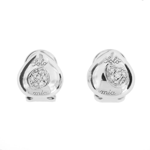 Boucles d'oreilles Chimento Solo Mia - Boucles d’oreilles goutte en or blanc et diamants 58 Facettes 13985