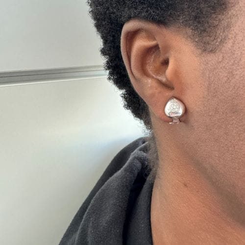 Boucles d'oreilles Chimento Solo Mia - Boucles d’oreilles goutte en or blanc et diamants 58 Facettes 13985