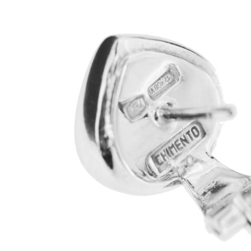 Boucles d'oreilles Chimento Solo Mia - Boucles d’oreilles goutte en or blanc et diamants 58 Facettes 13985