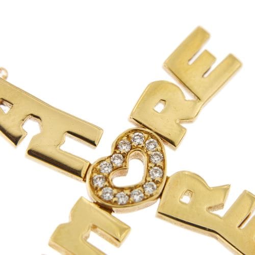Collier Pasquale Bruni - Collier en or jaune 18 ct avec diamants 58 Facettes 32809