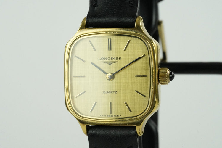 Longines - Montre Quartz 717 4353 plaqué or 58 Facettes TOT-01931