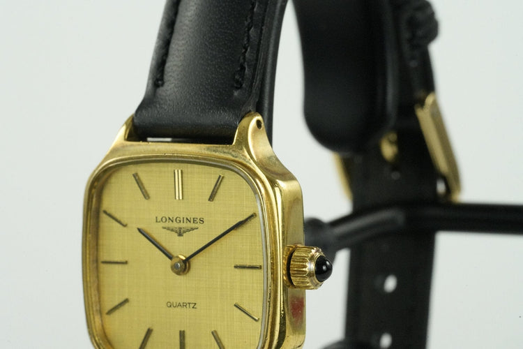 Longines - Montre Quartz 717 4353 plaqué or 58 Facettes TOT-01931