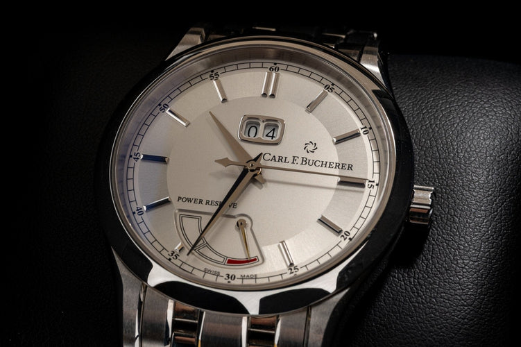 Carl F. Bucherer Manero - Montre en acier, réserve de marche 58 Facettes TOT-02106