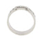 Bague 53 Tiffany & Co Atlas - Bague alliance en or blanc 18 ct et diamants 0,15 ct 58 Facettes 30977