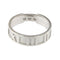 Bague 53 Tiffany & Co Atlas - Bague alliance en or blanc 18 ct et diamants 0,15 ct 58 Facettes 30977
