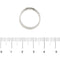 Bague 53 Tiffany & Co Atlas - Bague alliance en or blanc 18 ct et diamants 0,15 ct 58 Facettes 30977