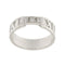 Bague 53 Tiffany & Co Atlas - Bague alliance en or blanc 18 ct et diamants 0,15 ct 58 Facettes 30977