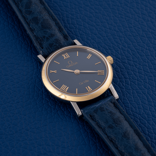 Omega De Ville - Montre 595.1111 en acier 58 Facettes TOT-01889