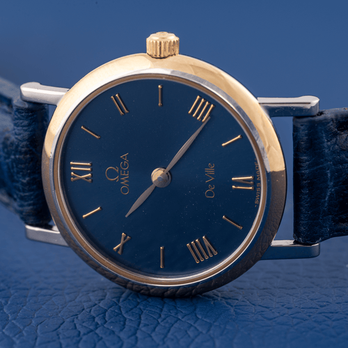 Omega De Ville - Montre 595.1111 en acier 58 Facettes TOT-01889