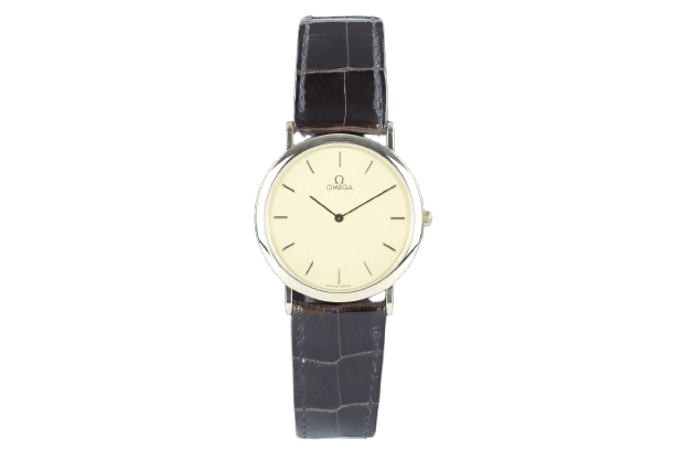 Omega De Ville - Montre quartz plaqué or 58 Facettes TOT-01969