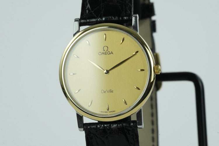 Omega De Ville - Montre en or et acier 58 Facettes TOT-01937