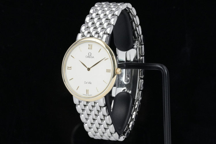 Omega De Ville - Montre quartz en acier 58 Facettes TOT-01792