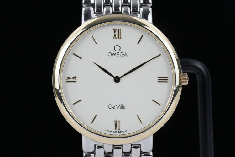 Omega De Ville - Montre quartz en acier 58 Facettes TOT-01792