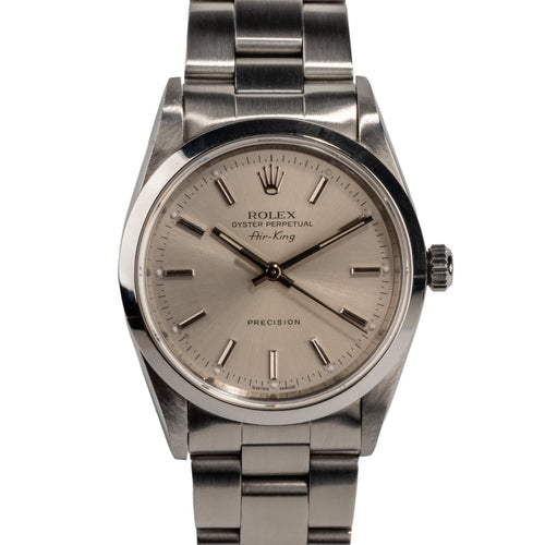 Rolex Air-King - Montre Oyster Perpetual Precision en acier 58 Facettes TOT-02153