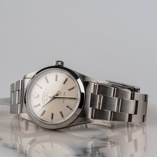 Rolex Air-King - Montre Oyster Perpetual Precision en acier 58 Facettes TOT-02153