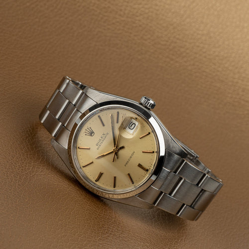 Rolex Oyster Precision Date - Montre en acier référence 6694 58 Facettes TOT-02026