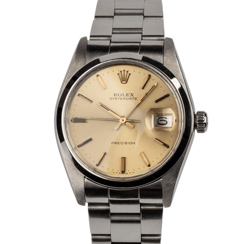 Rolex Oyster Precision Date - Montre en acier référence 6694 58 Facettes TOT-02026