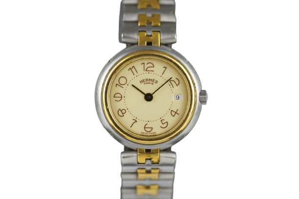 Hermès Profile - Montre femme en acier bicolore 58 Facettes TOT-10906