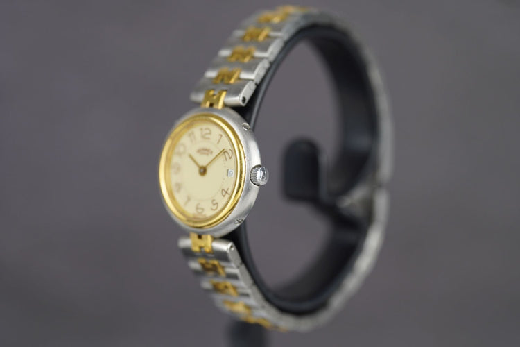 Hermès Profile - Montre femme en acier bicolore 58 Facettes TOT-10906