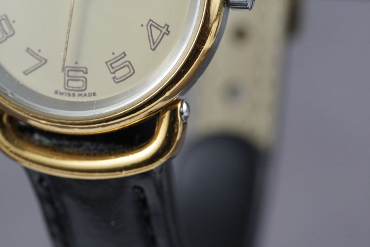 Montre Hermès Pullman - Montre femme plaquée or 58 Facettes TOT-11259