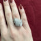 Bague 55 Bague jonc ondulée en or blanc 18 ct et diamants 58 Facettes 19851