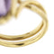 Bague Bague en or jaune 18 ct avec améthyste ovale 11 ct 58 Facettes 28801