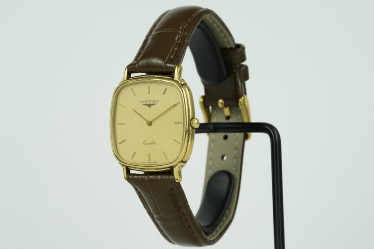 Longines Quartz - Montre unisexe plaqué or 58 Facettes TOT-10629