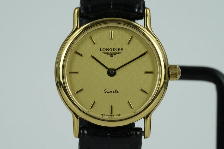 Longines - Montre Quartz femme plaqué or 58 Facettes TOT-10055