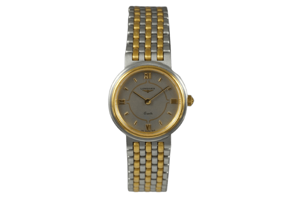 Longines Quartz - Montre femme en acier bicolore 58 Facettes TOT-11253
