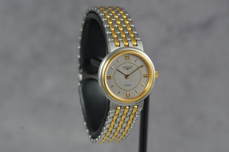 Longines Quartz - Montre femme en acier bicolore 58 Facettes TOT-11253