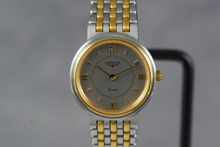 Longines Quartz - Montre femme en acier bicolore 58 Facettes TOT-11253